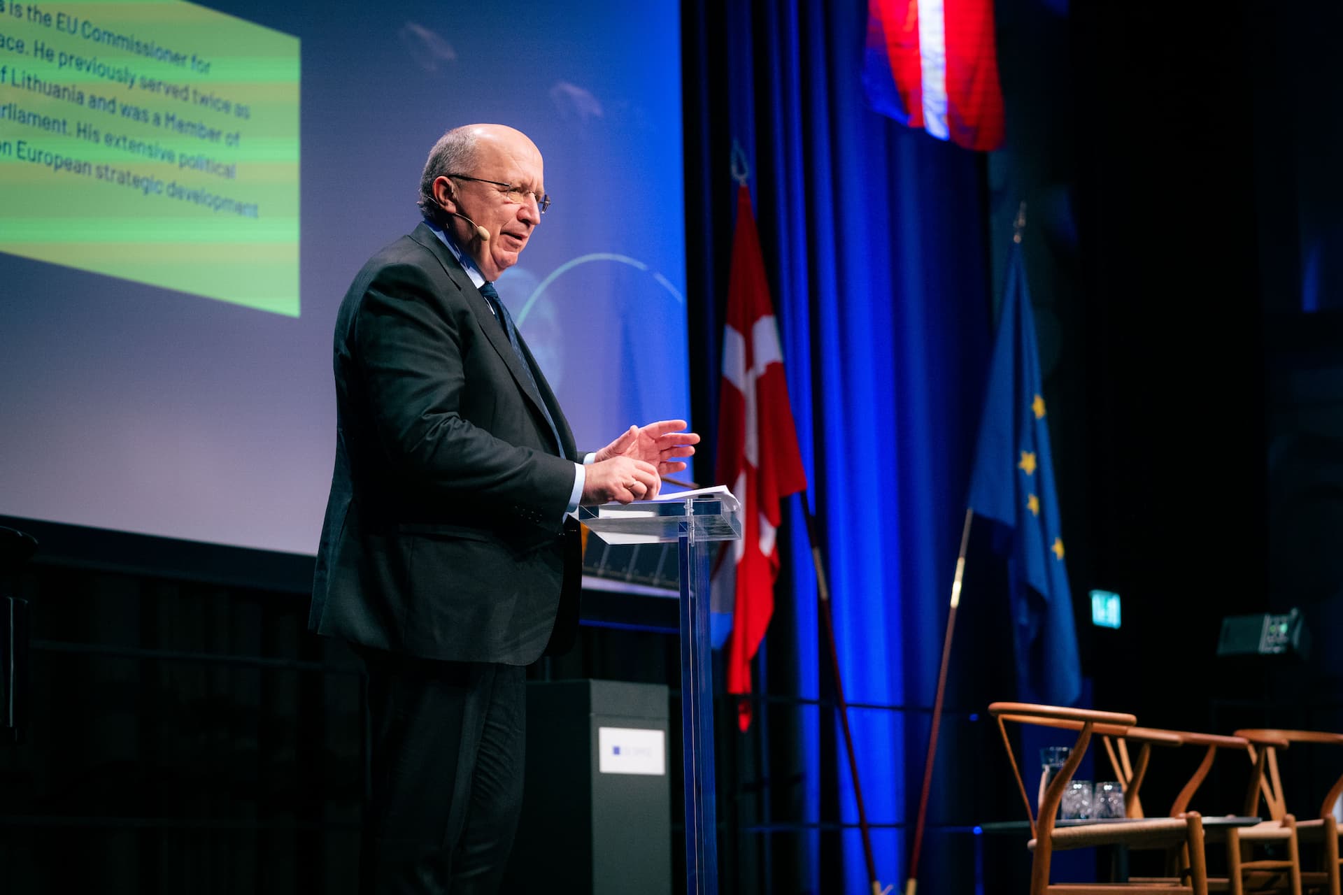 Andrius Kubilius, EU Commissioner for Defence and Space